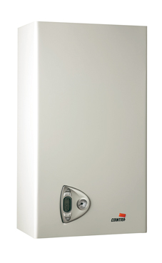 COINTRA SUPERLATIVE MICRO 25 E n estanca mixta de condensación de 24,6 Kw, con plantilla y kit de evacuación.