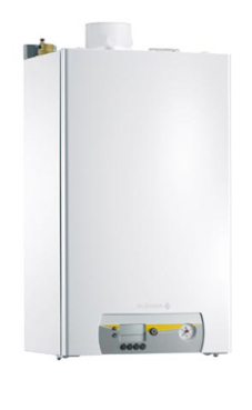 DE-DIETRICH VIVADENS MCR 24/28 BIC estanca mixta de condensación de 27,4 kw con acumulador integrado, con plantilla y kit de evacuación.