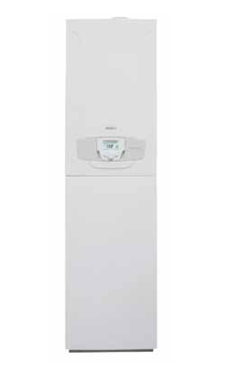 BAXI-ROCA PLATINUM COMBI PLUS 24 AIFM  de condensación mixta con acumulación de 24 KW con placa de conexiones y kit salida de humos