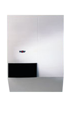 WOLF CGW 20/120 grupo térmico  con acumulador dinamico de 50 l. de 23 KW con salida de gases horizontal