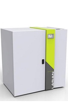 LASIAN BIOMASTER 45 grupo térmico de 45 Kw. para pellet de encendido automático con tolva de 325 litros con sinfin adosada a cuerpo de caldera (no se incluye el grupo hidráulico)