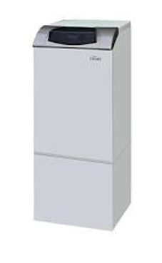 FERROLI SILENT D30 PLUS K100 UNIT caldera atmosférica mixta instantanea de 30 kw de chapa de acero producción de ACS 14,3 con salto de 30ºC, 220 litros/10min.; con acumulador vitrificado de 100 litros.