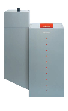 VIESSMANN VITOLIGNO 300-P 6-18 caldera de pie de pellets de 6-18 KW, solo calefacción, encendido automático, para funcionamiento con tornillo sin fin flexible