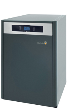 DOMUSA Evolution EV 25 HAM, de pie de 27,4 Kw. Mixta de acero, con bomba modulante.