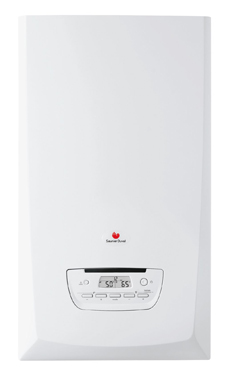 SAUNIER-DUVAL THEMA CONDENS 25 de 19,6/25,5 KW (calefacción y acs) con placa de conexiones y ventosa
