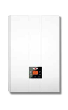 WOLF FGB-K 28  de 28 KW, con llaves y kit salida de gases horizontal.