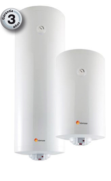 DOMUSA HYDRO 100 V de 100 litros para instalación vertical acumulador esmaltado con anodo de magnesio de grandes dimensiones 3 años de garantía.